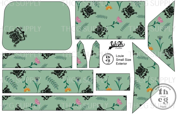 Cut and Sew - Louie Template AKS003 Frog