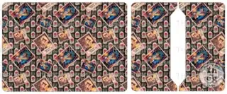Retail Passport Cover - THCG1287 Beauty Stamps Smooth Vinyl
