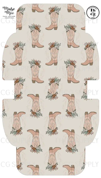 Retail - Kallie Purse CR1178 Montana Bloom Cowgirl Boot Floral on Smooth Vinyl