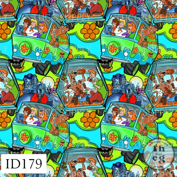 Retail Sheet - ID179 Scooby on Smooth  Vinyl (Medium Scale)