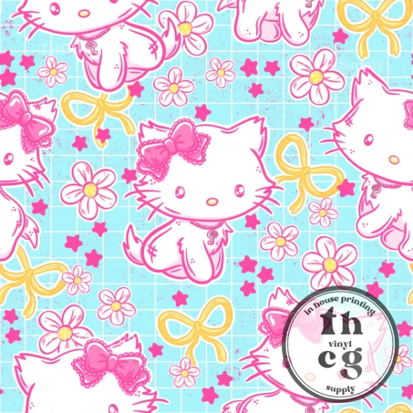 Retail Mini Roll - HS552 Kitty Blue Smooth Vinyl (Medium Scale, FLAW)