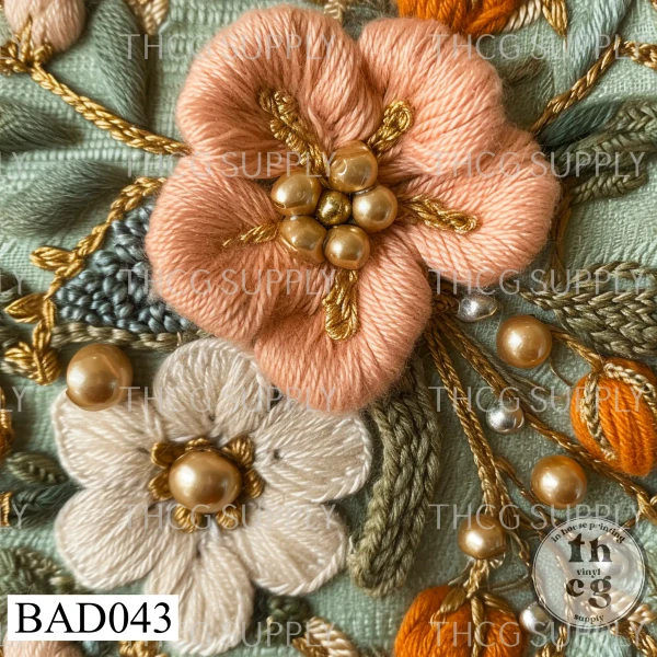 BAD043 3D Florals