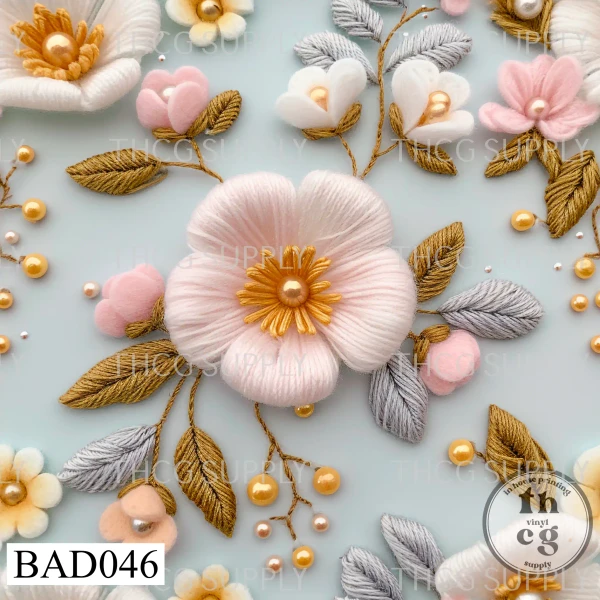 BAD046 3D Florals