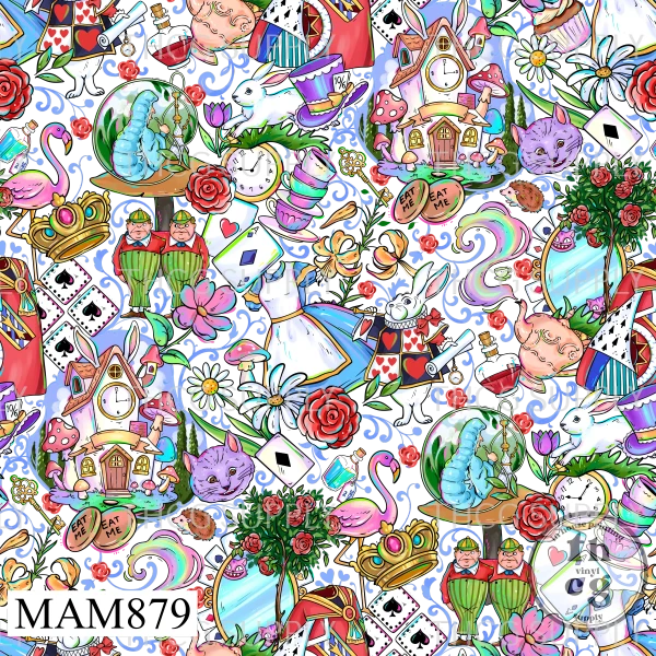 MAM879 Alice Wonderland Transparent