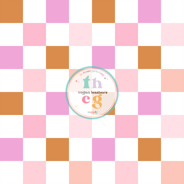 JS0108 Pink Checkers