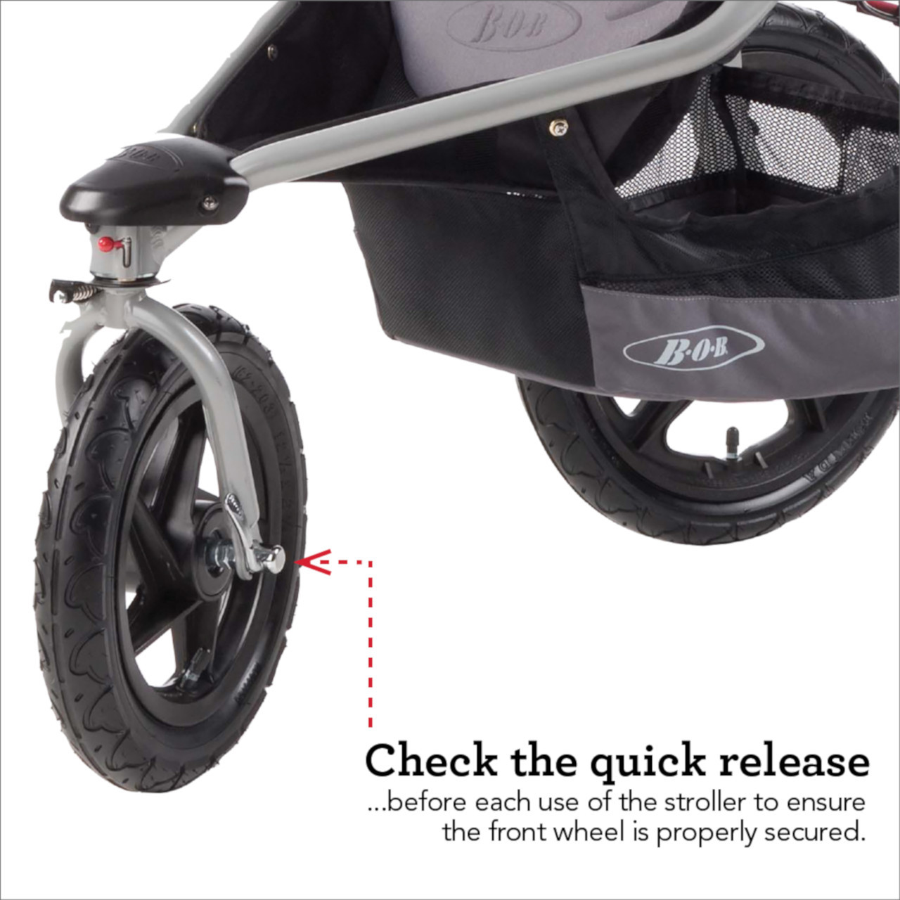 bob double stroller swivel front wheel