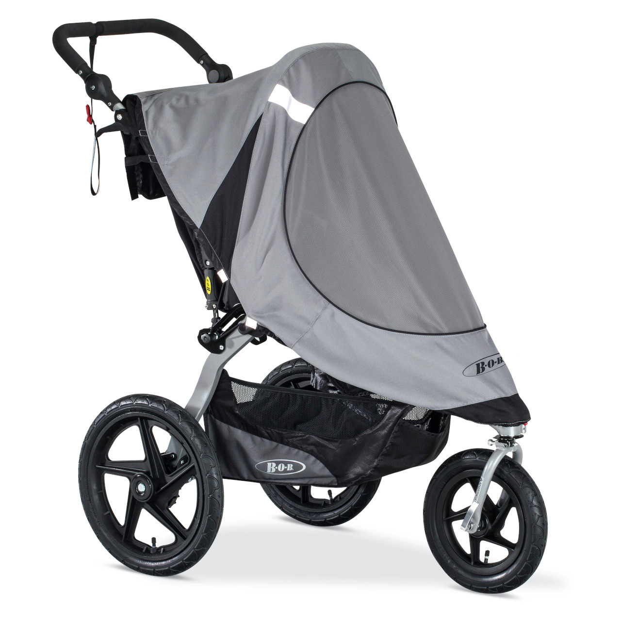 bob weather shield for single swivel wheel strollers