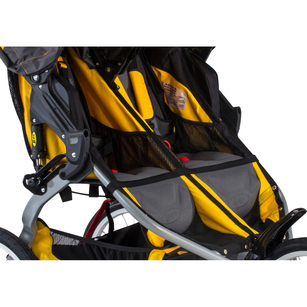 bob ironman stroller yellow