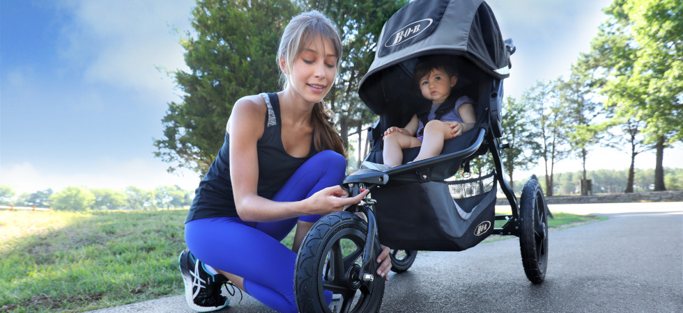 bob revolution double stroller sale