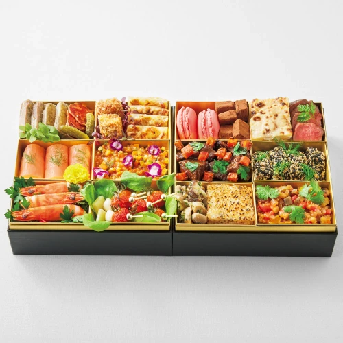 French Bistro Osechi Two-tier Box (2025811062589)