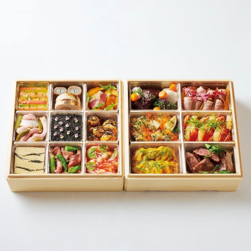 Carefully Selected Ingredients Bistro Osechi Two-tier Box (2025811062595)