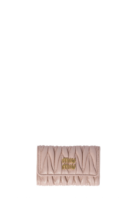 Matelassé nappa leather key case 5PG004 AFPP F0236