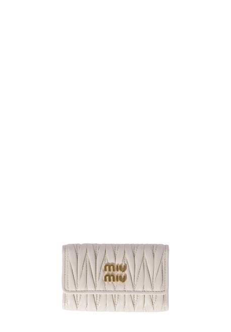 Matelassé nappa leather key case 5PG004 AFPP F0009