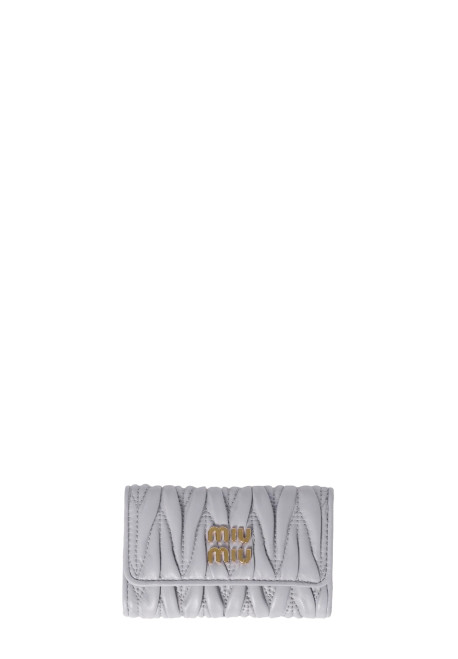 Matelassé nappa leather key case 5PG004 AFPP F0164
