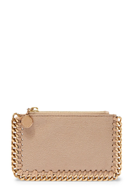 Falabella Zip Cardholder Clotted Cream