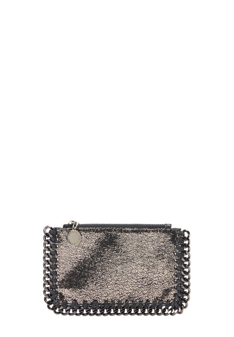 Falabella Zip Card Holder Black