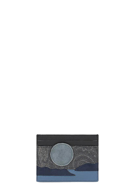 Small Paisley Card Holder With Landscape Design (Small)