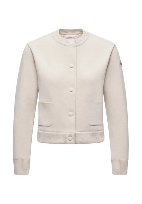 Padded Wool Cardigan Back panel in down-padded (K20939B00027051)