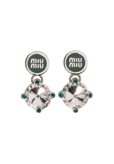 Metal Earrings with Crystals 5IO210 2CVY (5io210_2cvy)
