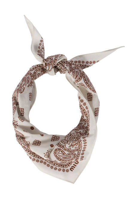 Printed Poplin Scarf 5FF034 2ICG (5ff034_2icg)