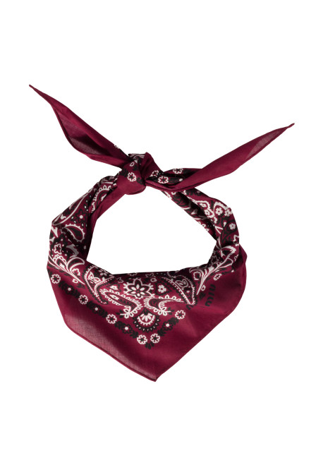 Printed Poplin Scarf 5FF034 2ICE (5ff034_2ice)