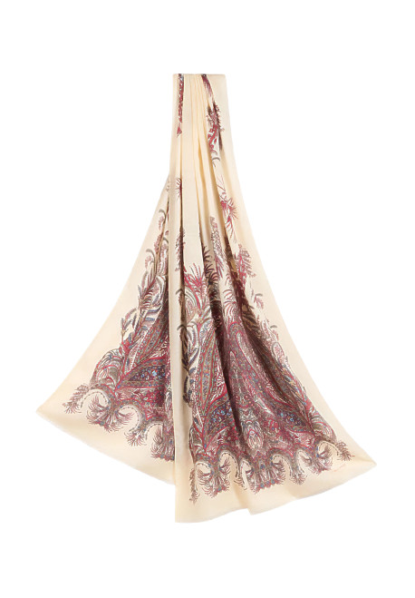 Engineered Print Cashmere Blend Shawl (WATA0009AV764)