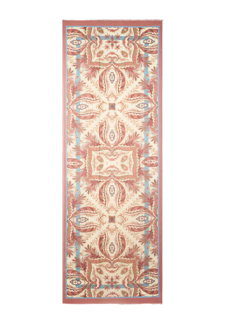 Engineered Print Wool & Cashmere Scarf (WATA0009AKB11)