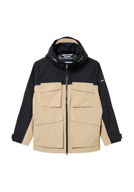 Men's MTD Waterproof and Breathable 2.5-Layer Multi-Pocket Hooded Jacket (zbhbg05)