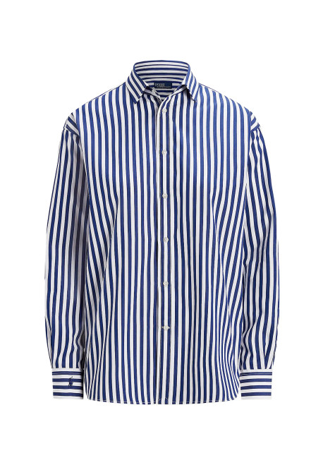 Relaxed Fit Striped Cotton Shirt (wmposhtndo20454_relaxed_fit_striped_cotton_shirt)