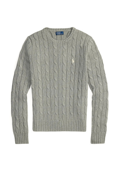 Cable Knit Cotton Crewneck Sweater (wmposwenc021318_cable_knit_cotton_crewneck_sweater)