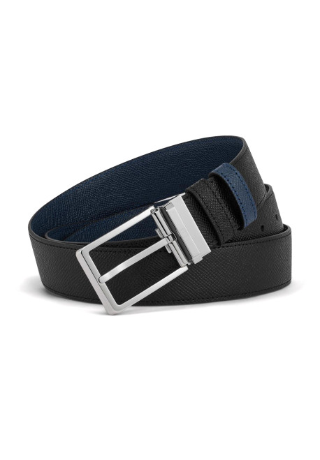 Reversible 35mm Rounded Buckle Cadogan Leather Belt (5059789923982)