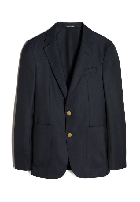 Travel Wool High Twist Hopsack Blazer (DU21RBTJ7AW)