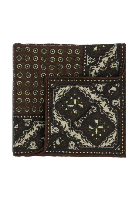 SILK FLORAL MEDALLION S P, R (du26rpps4ad209r)