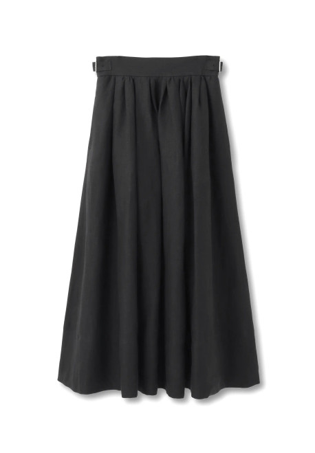 Linen Gathered Skirt (stb1126s1222)