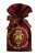 Pot Pourri in Embroidered Silk Sachet Bordeaux