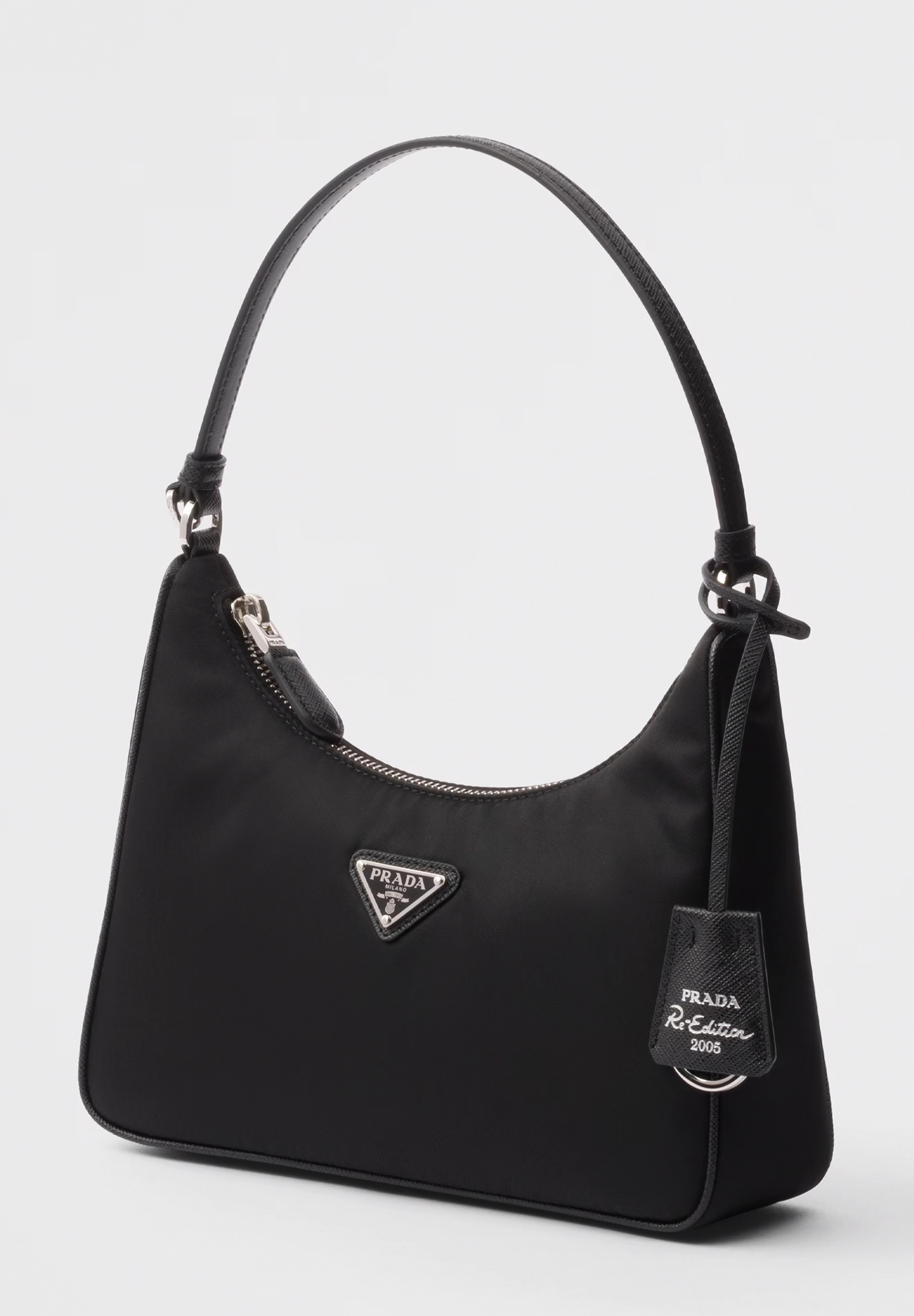 最安値挑戦中★PRADA★RE-NYLON ブラッシュド ミニバッグ★BLACK ブラック プラダ Re-Edition 2005 Re-Nylon ミニバッグ | PRADA