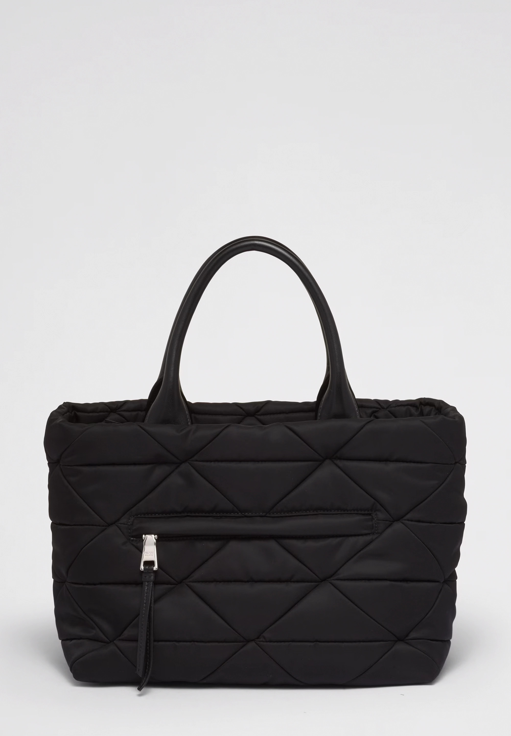 ◆PRADA◆スモール パデッド Re-Nylon トートバッグ ロゴ ブラック スモール パデッド Re-Nylon トートバッグ | PRADA