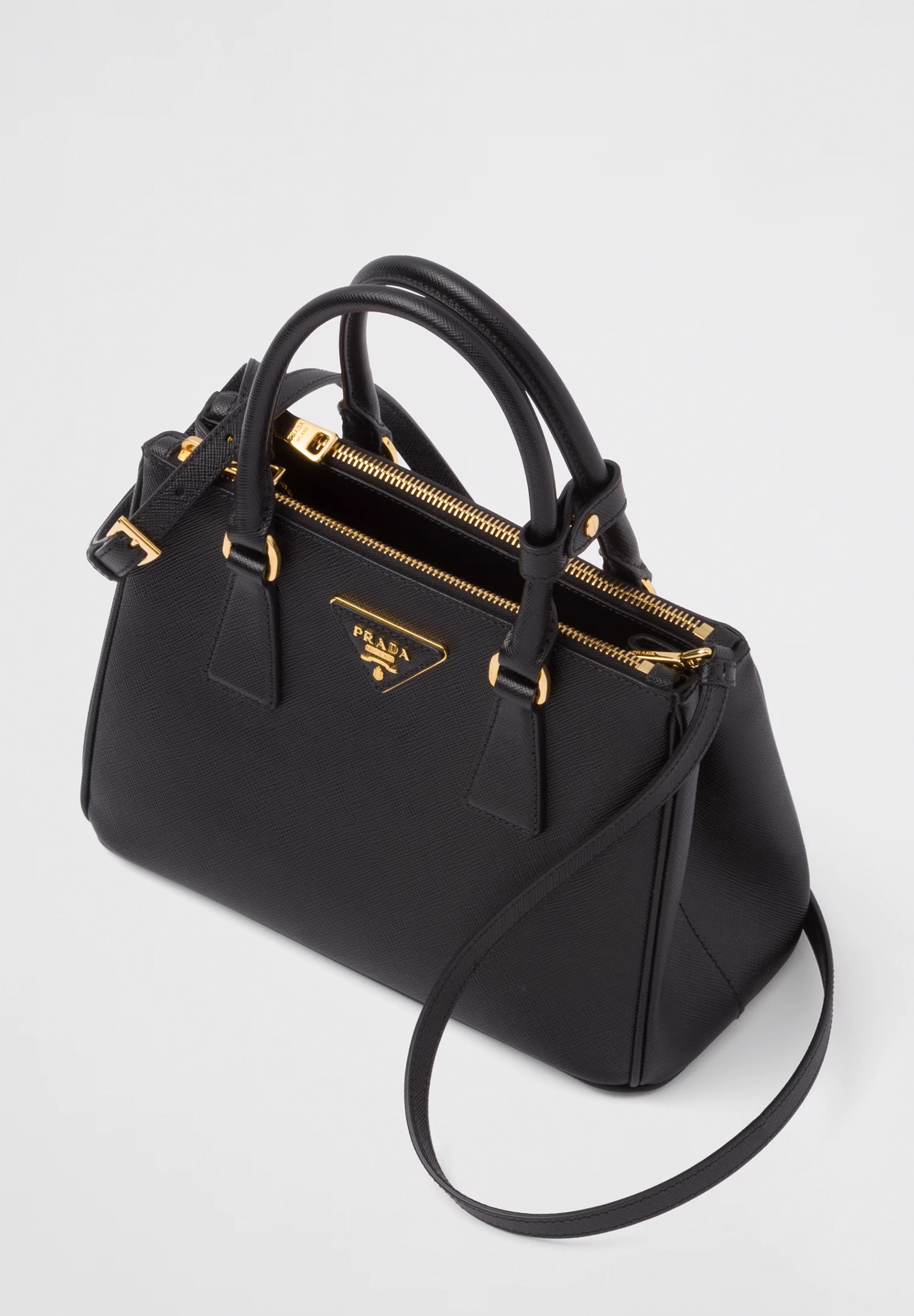 PRADA ガレリア サフィアーノレザー ハンドバッグ ブラック BN2274 Black Large Prada Galleria Saffiano leather bag | PRADA