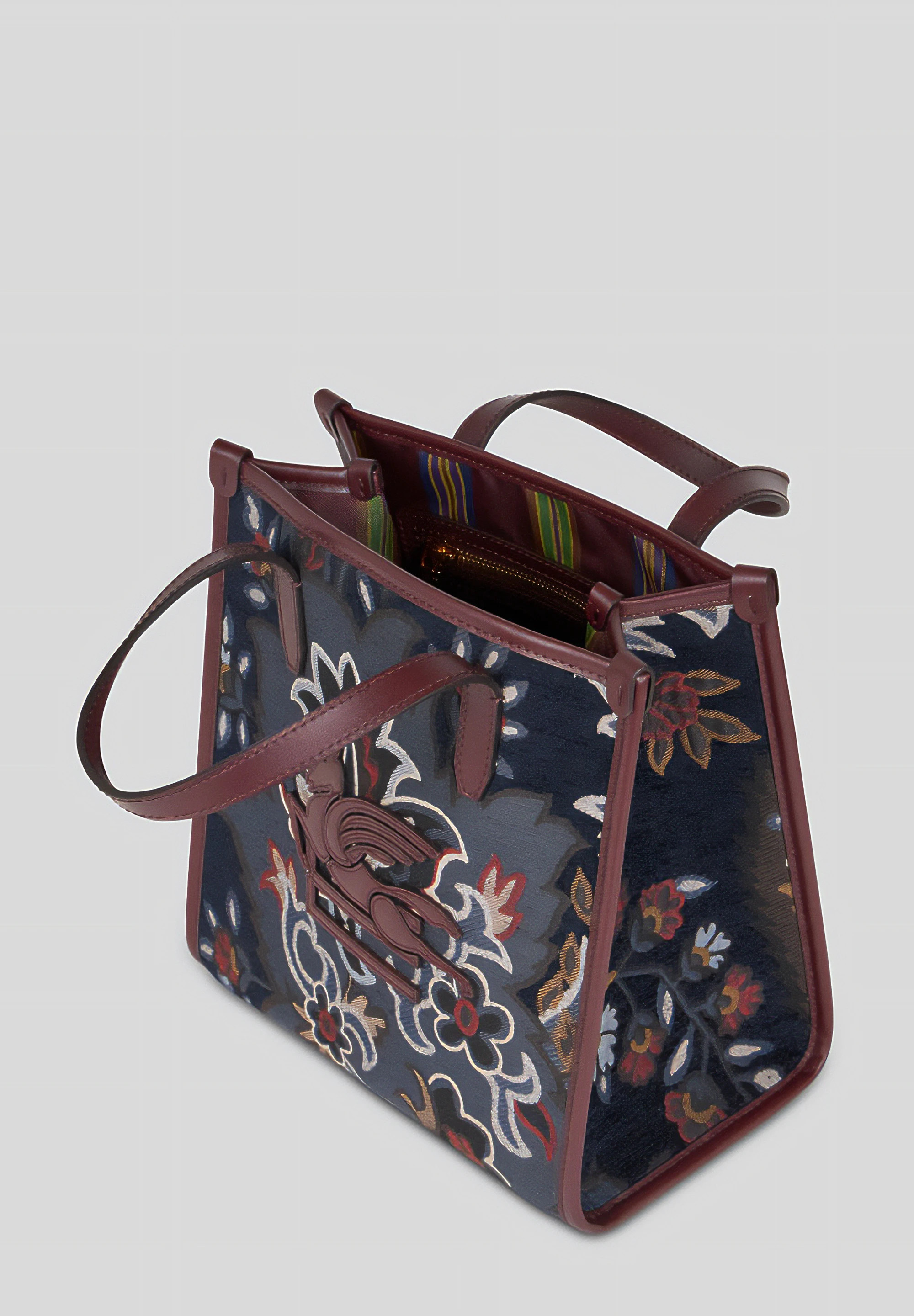 大きめサイズ！ETRO■ラブトロッタートートバッグ 花柄 2WAY ETRO フラワー ラブトロッタートートバッグ マルチカラー (ETRO