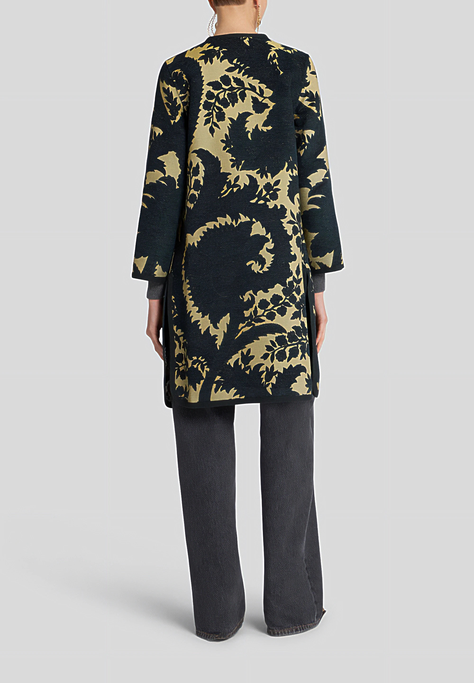 【ETRO】リバーシブル シェニール ジャカード ケサ ETRO リバーシブル シェニール ジャカード コート マルチカラー