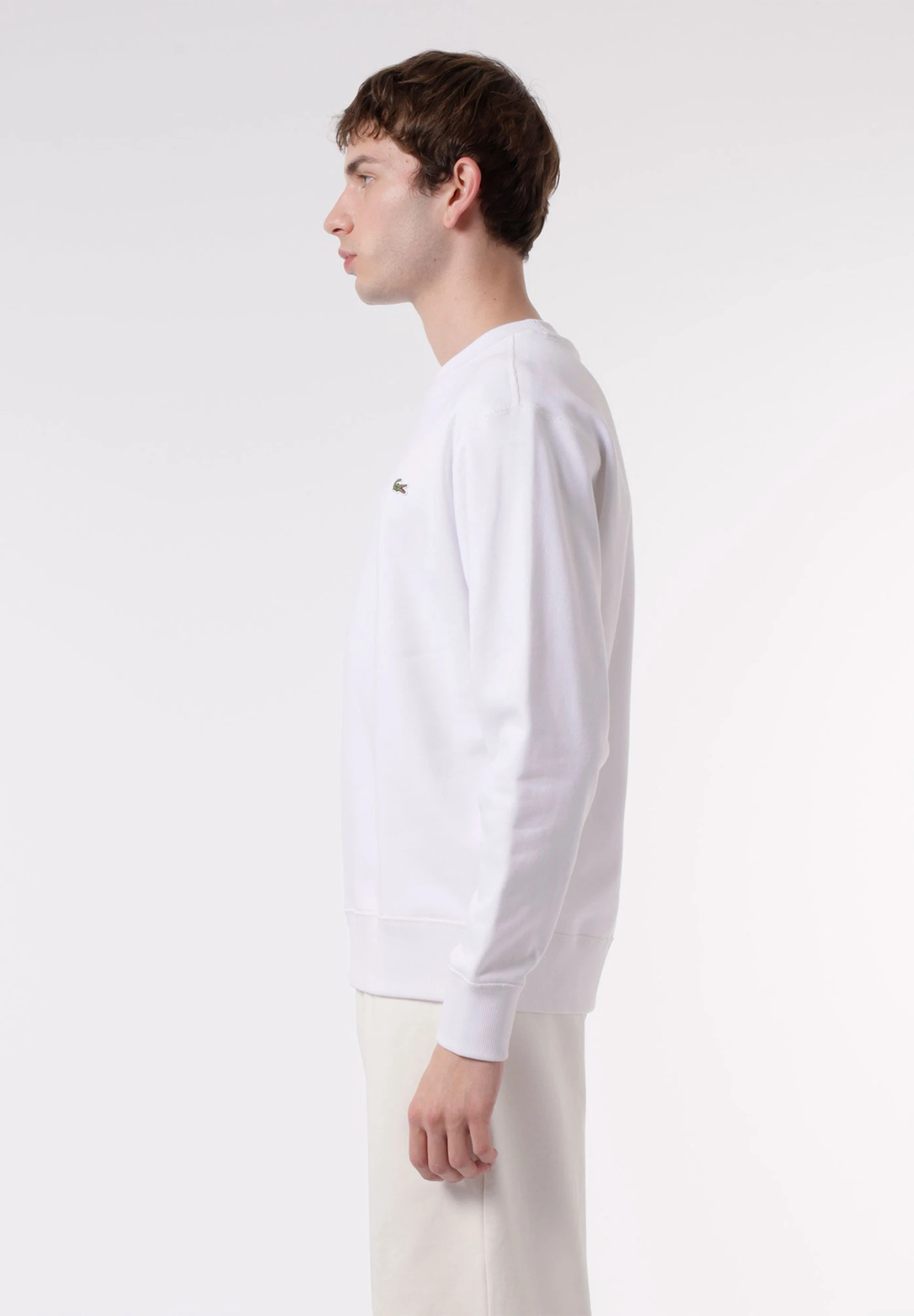 国内即発【LACOSTE】プレミアムスウェットクルーネック ラコステ LACOSTE プレミアムスウェットクルーネック （グレー