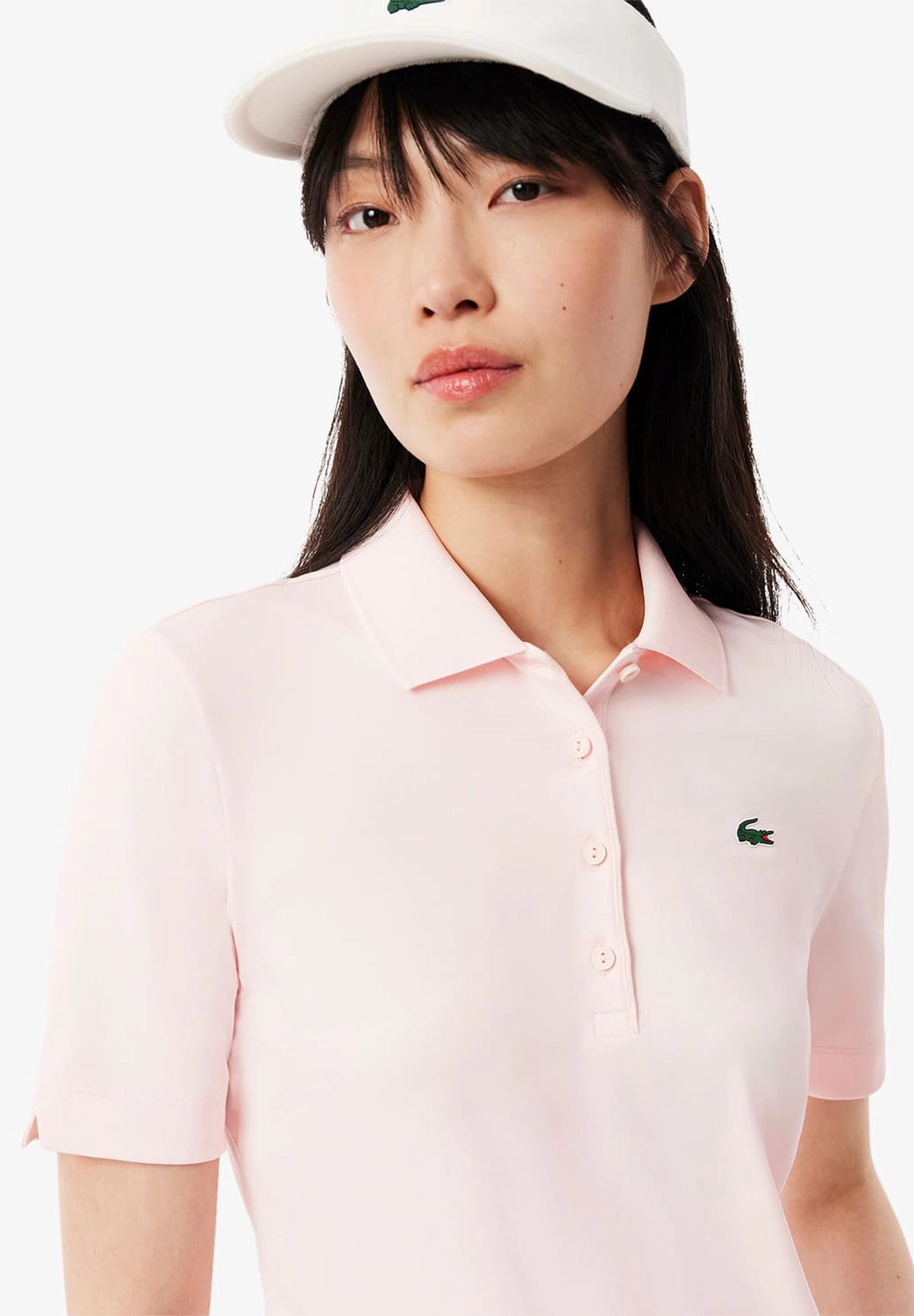 LACOSTE - 【LACOSTE】ゴルフ　ポロシャツワンピース 春夏　レディース　ブルー　M LACOSTE - 【LACOSTE】ゴルフ ポロシャツワンピース 春夏