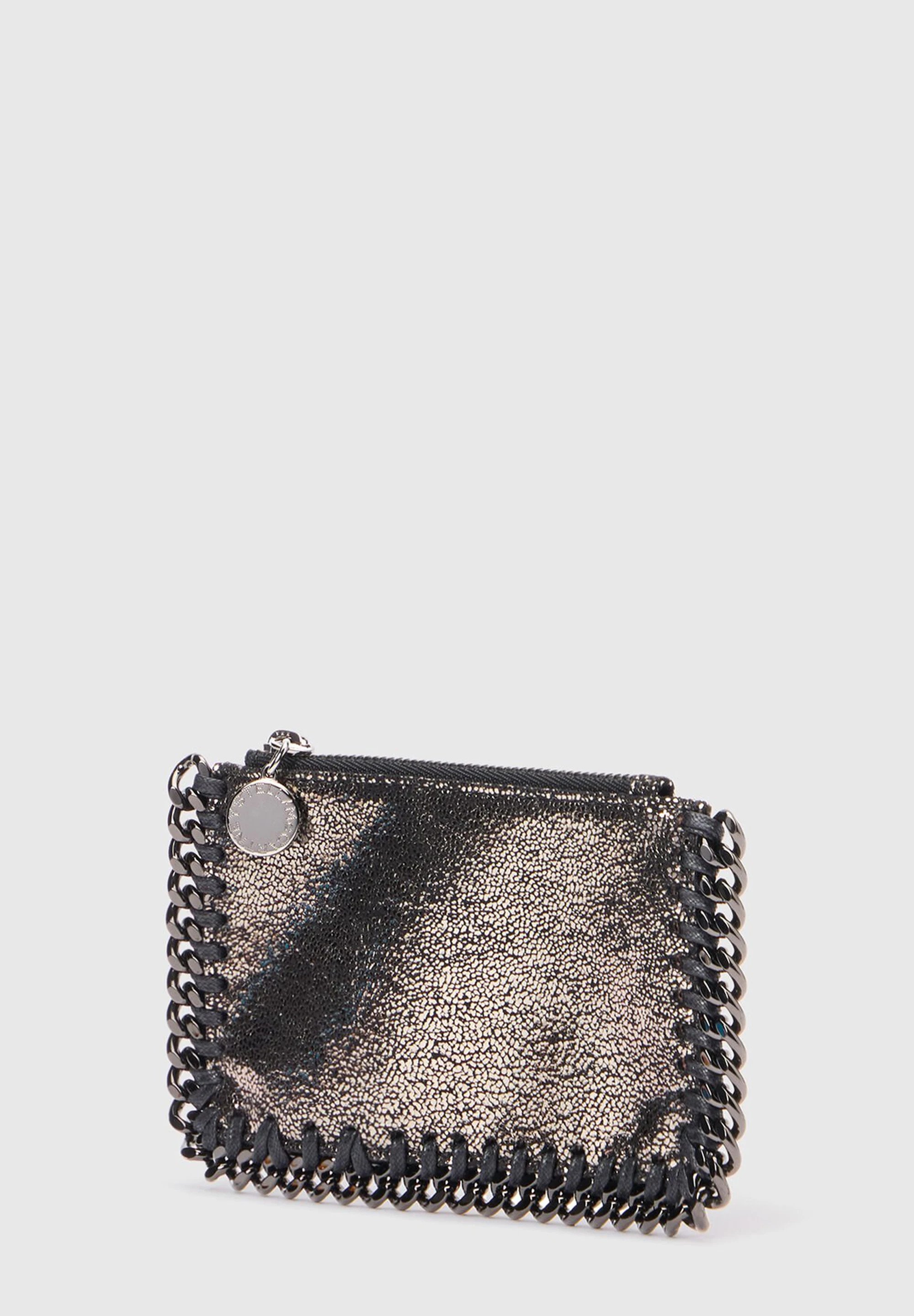 【ギフトに最適★】STELLA MCCARTNEY ジップ カードホルダー ファラベラ ジップカードホルダー ブラック | Matsuya Ginza