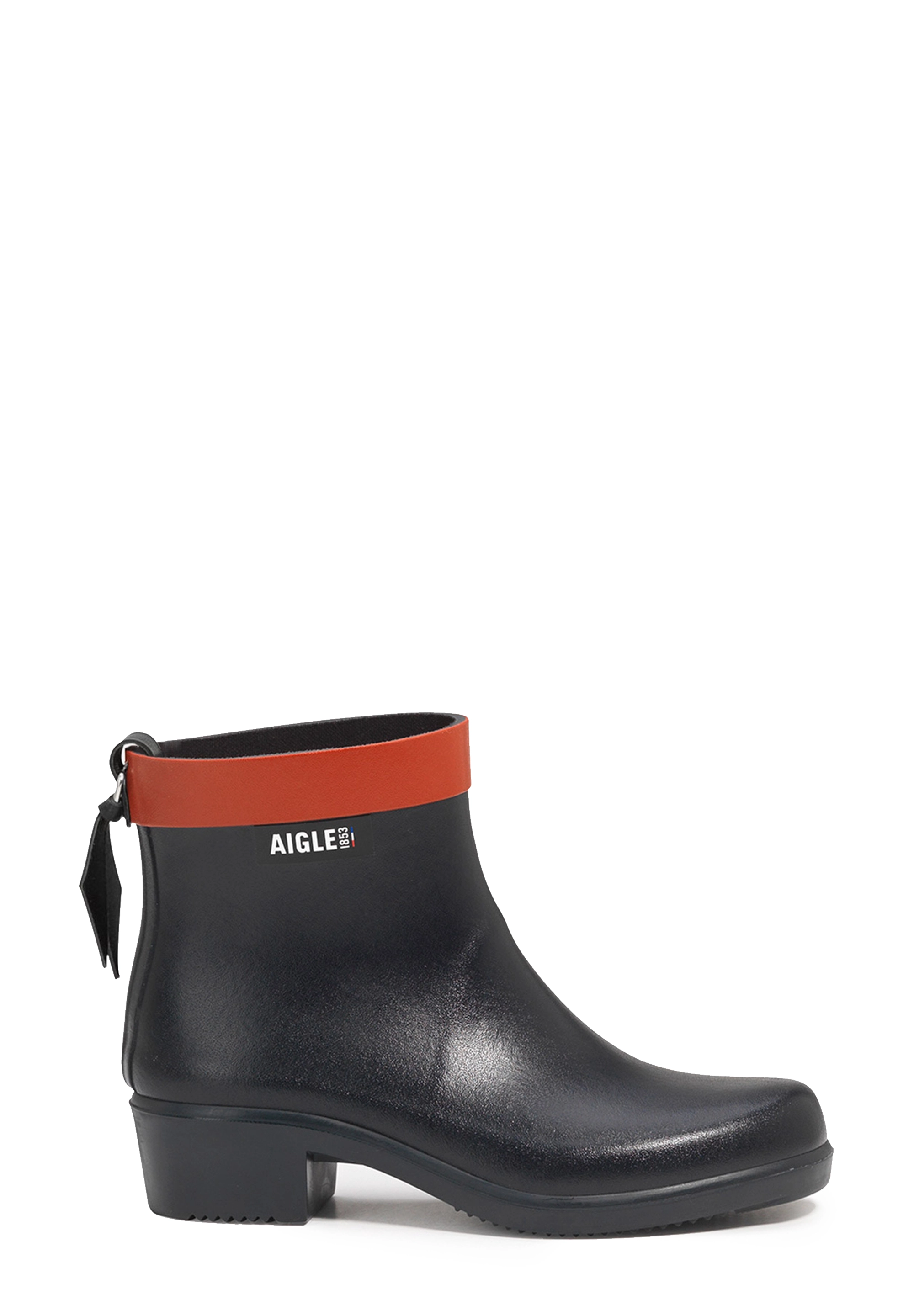 AIGLE 黒赤 ショートブーツ 0000133025000.jpg