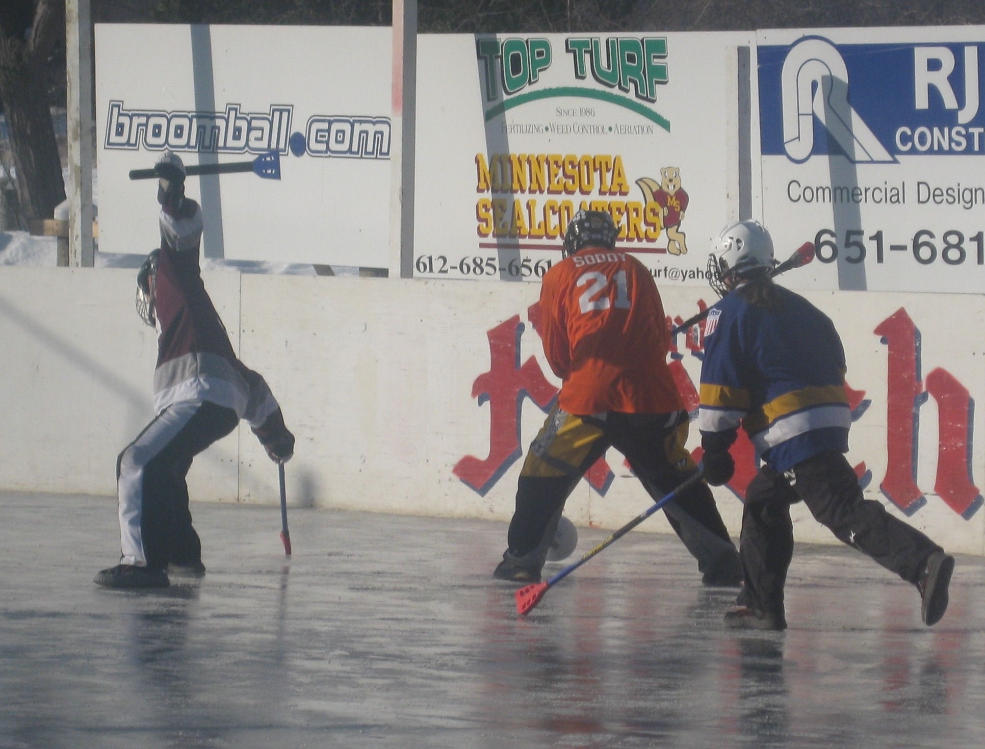 Technique for running on ice!