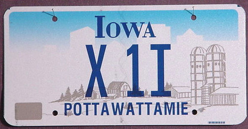Iowa Farm Scene Vanity 'X1T' flat 1