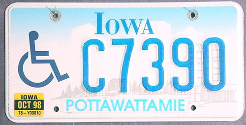 Iowa Farm Scene Disabled 1998