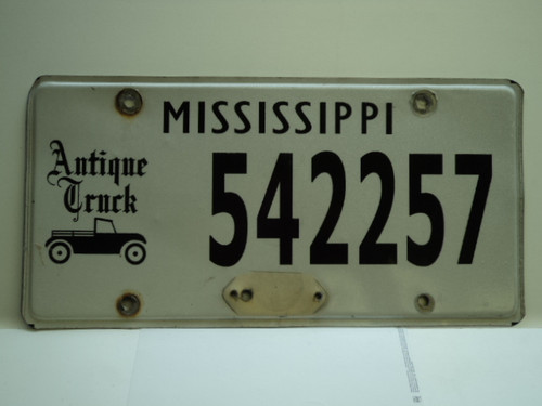 MISSISSIPPI Antique Truck License Plate 542257