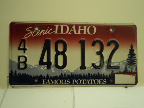 IDAHO Famous Potatoes License Plate 4B 132
