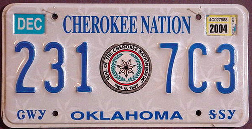 Oklahoma Cherokee Nation 2004